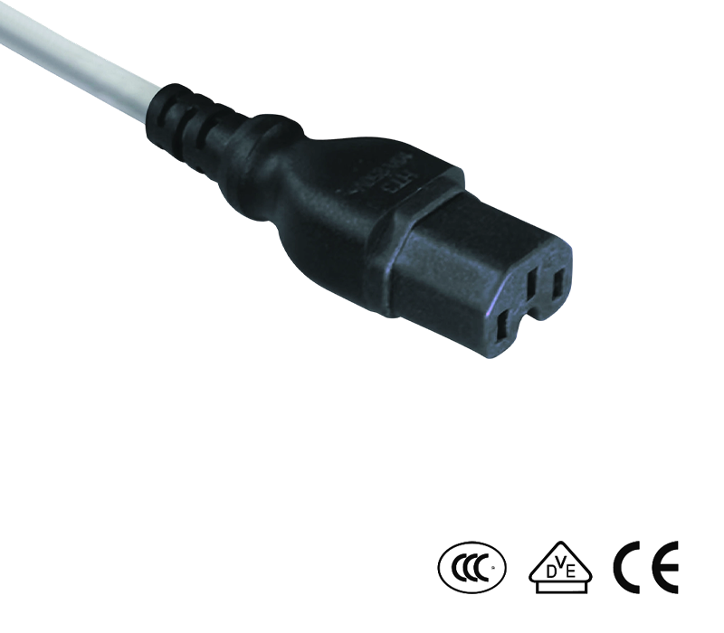 Soquete fêmea C15 do conector HT3 IEC seguindo padrões chineses, alemães e europeus