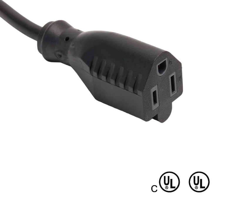 Soquete fêmea americano de três pinos JT-3Z 10A 125V