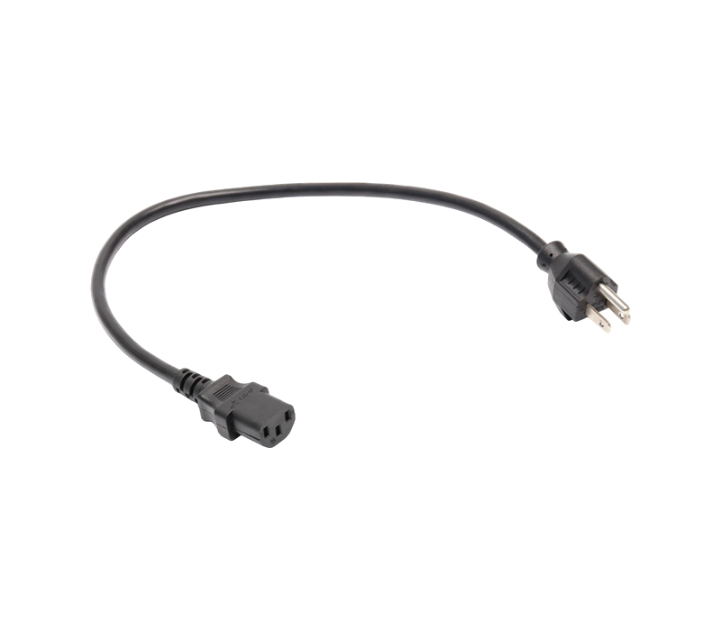JT-3K + JT-ST3 15A 125V Plugue padrão americano de três pinos com braçadeira de cabo e conector IEC C13
