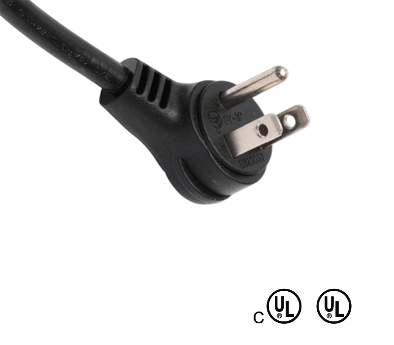 JT-3P/FY-3P 15A 125V Plugue angular padrão americano de três pinos