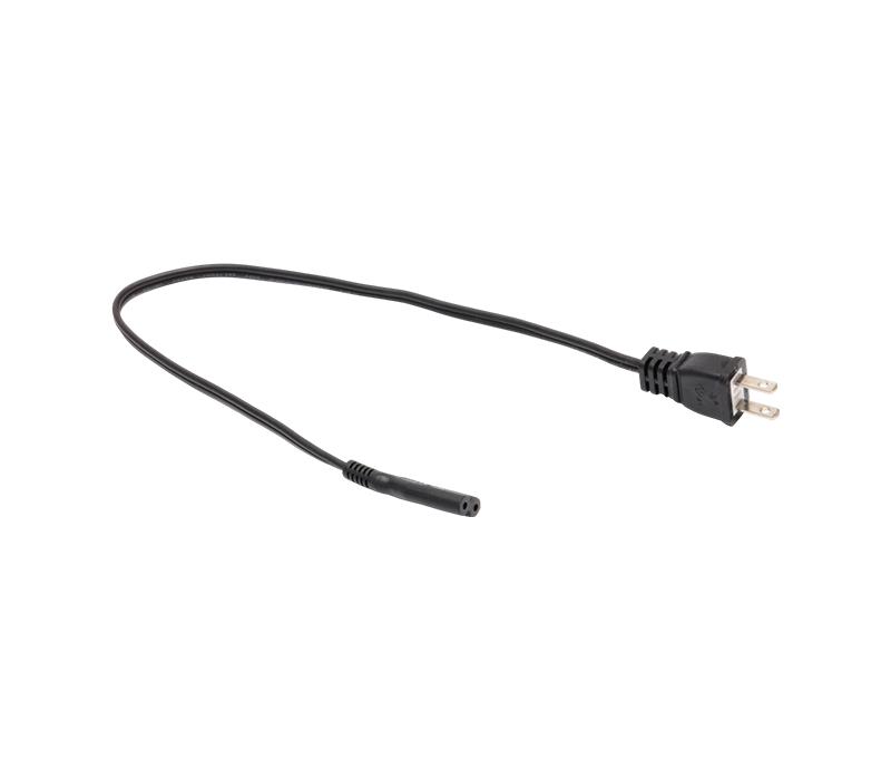 Plugue japonês de dois pinos J2-7/12/15+ST2/FY-ST2 15A 125V com conector IEC C7