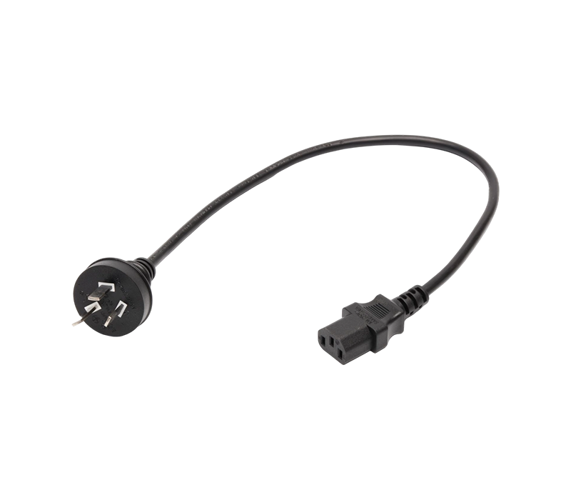 A3-7/10+JT-ST3 10A 250V Plugue australiano de três pinos com conector IEC C13