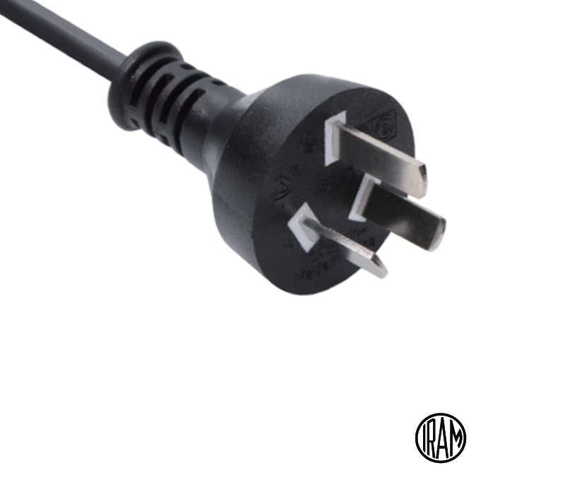 Plugue argentino de três pinos AR3-10 10A 250V