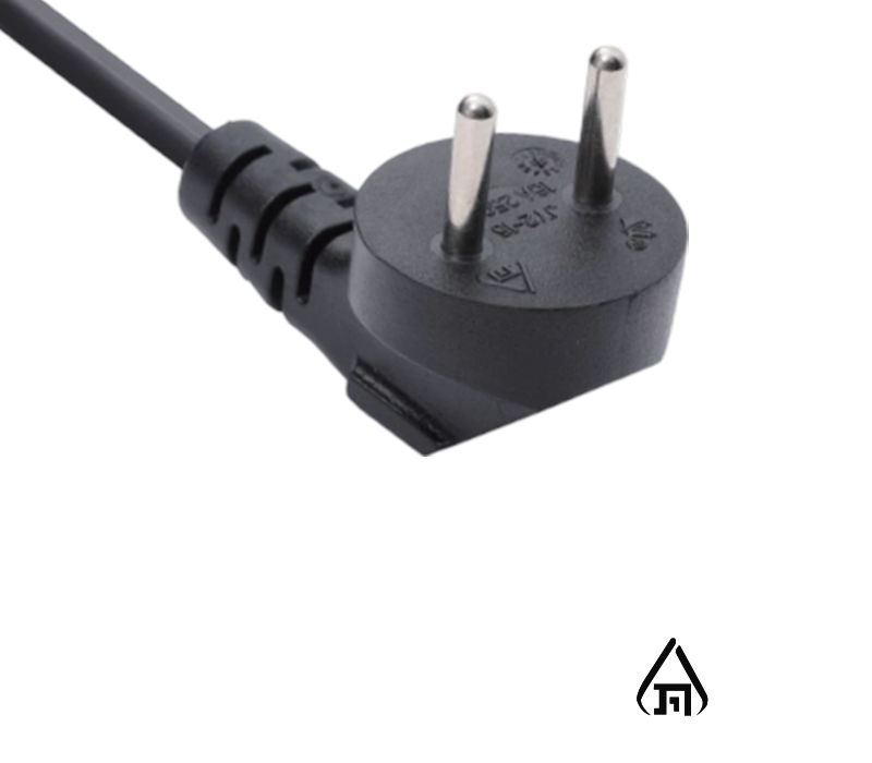 JY2-16 16A 250V Dois pinos Israel Plugue de cotovelo de 90 graus