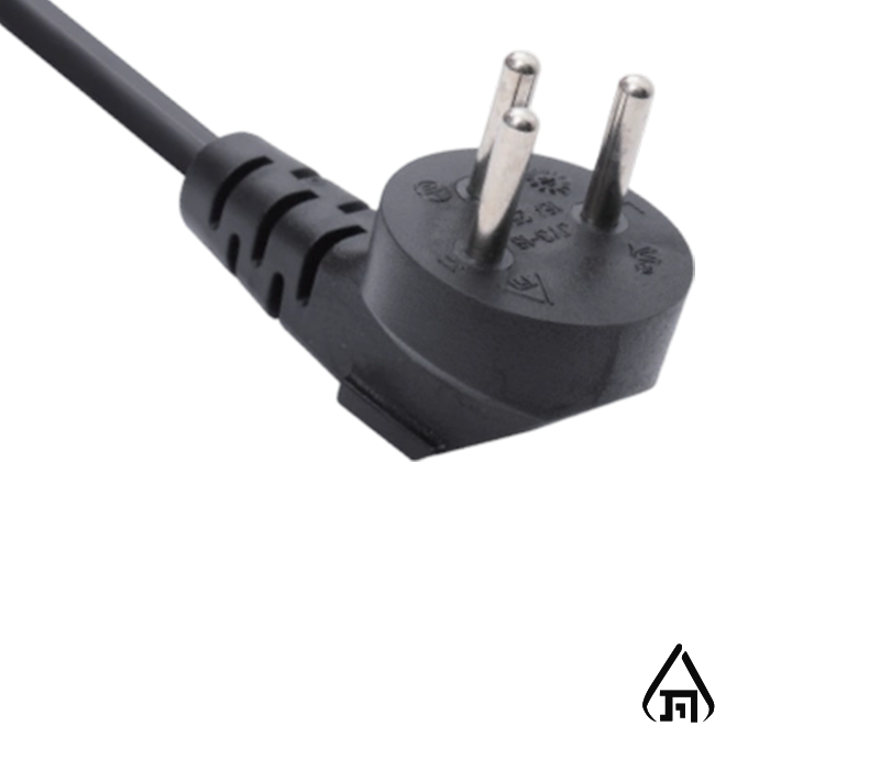 JY3-16 16A 250V Três pinos Israel Plugue de cotovelo de 90 graus