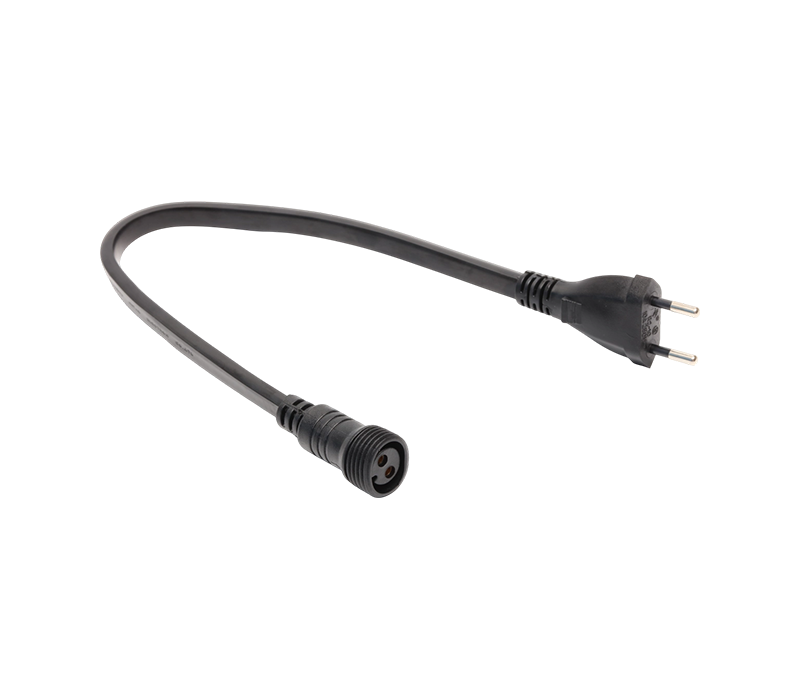 R2-10 10A 250V Plugue suíço de dois pinos com soquete de conector à prova d'água