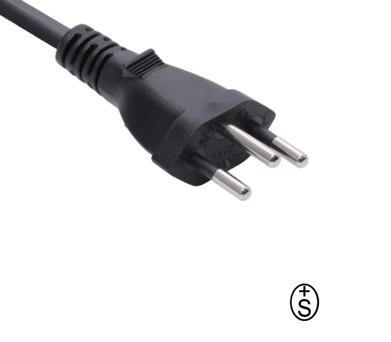 R3-10 10A 250V Plugue Suíço de Três Pinos