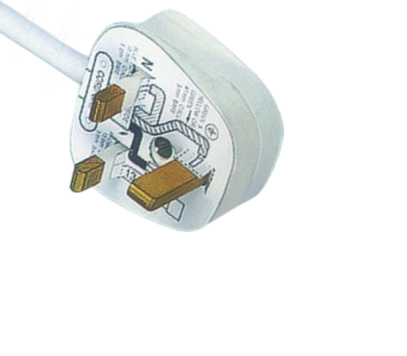 JT006 13A 250V Plugue destacável de 3 pinos padrão britânico