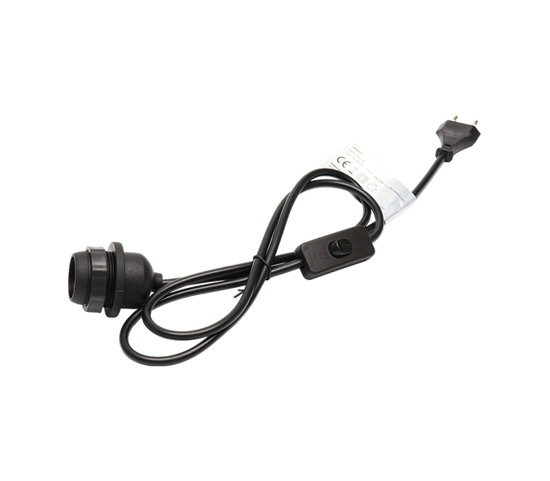 Fita LED RGB com plugue de dois pinos de estilo europeu (2,5A) e interruptor